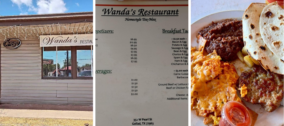 Wanda's Restaurant Menu